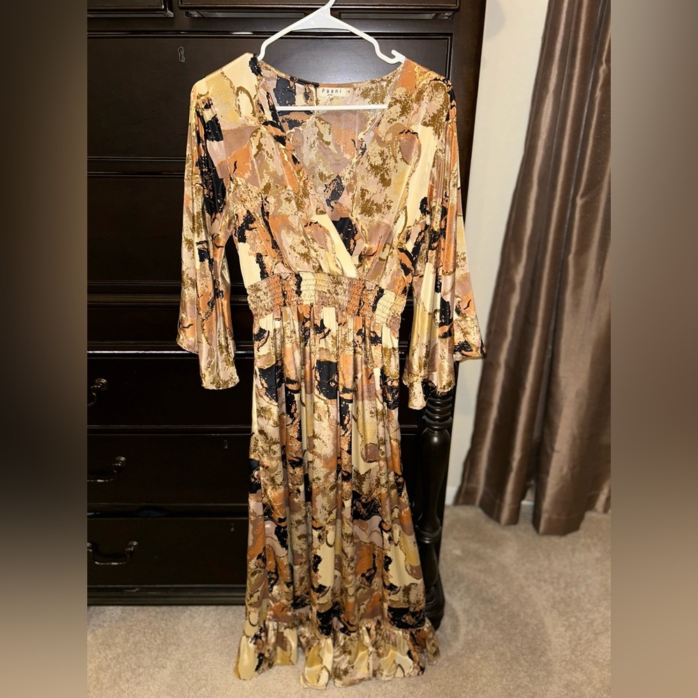 Paani Brown Dress
Worn once, great for weddings or night out